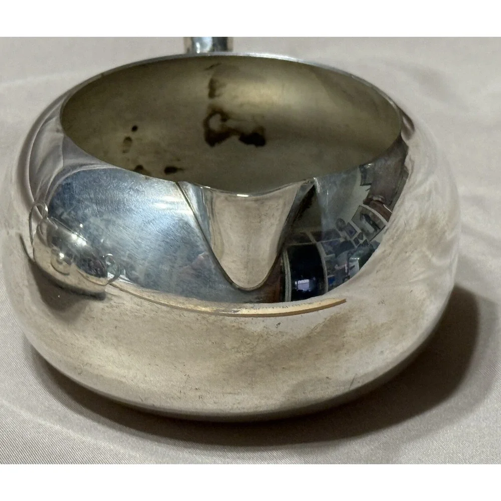 Silver Plated  Sugar Bowl With‎ Top And Creamer Vintage